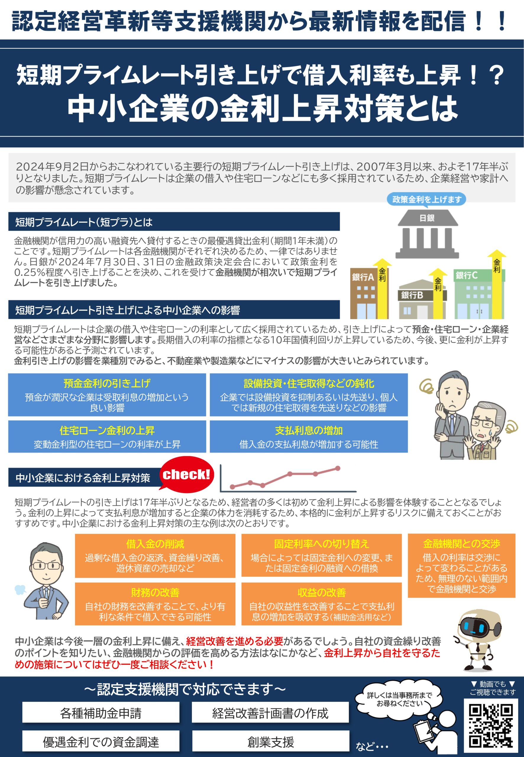短期プライムレート引き上げで借入利率も上昇！？中小企業の金利上昇対策とは | すがた税理士事務所